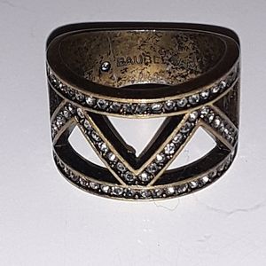 Vintage Baublebar Wide Chevron Ring